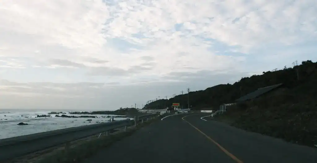 Ajigaura coastal driving route